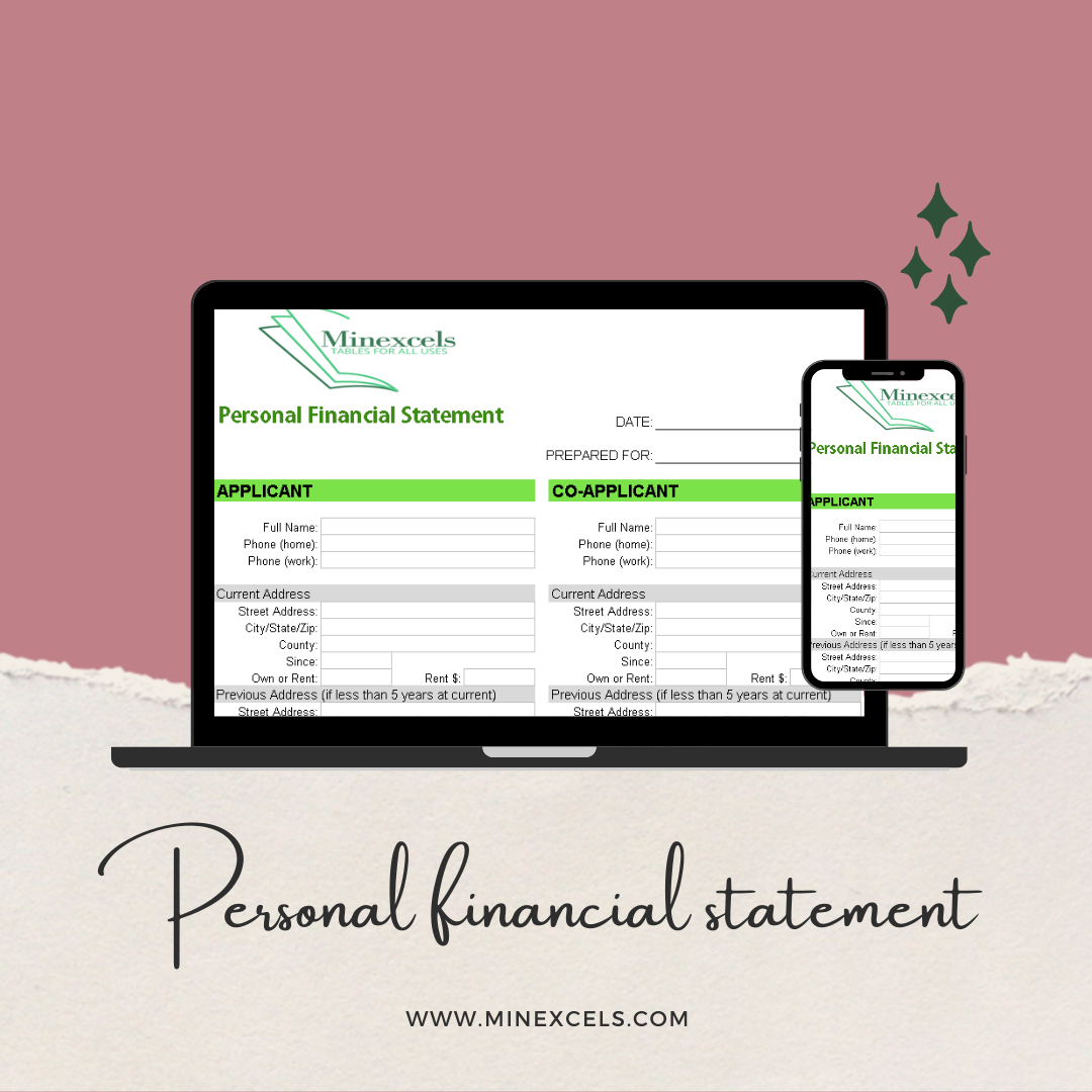 Personal Financial Statement